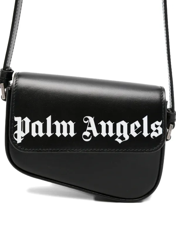 Palm Angels Crash logo-detail Mini Bag | Black | FARFETCH