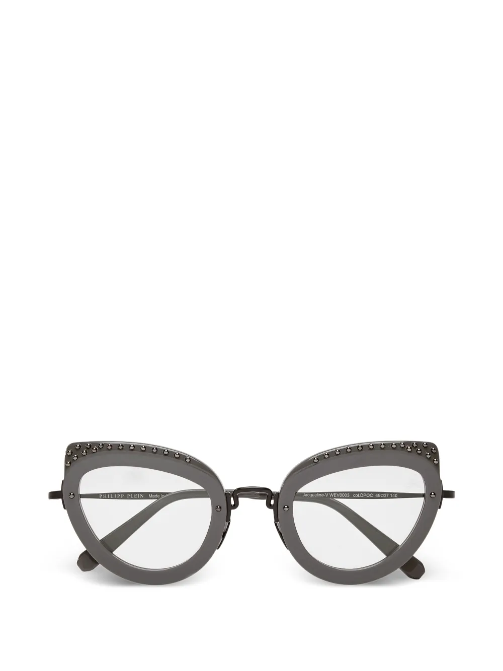 Philipp Plein Jaqueline-V stud-embellished glasses - Grigio