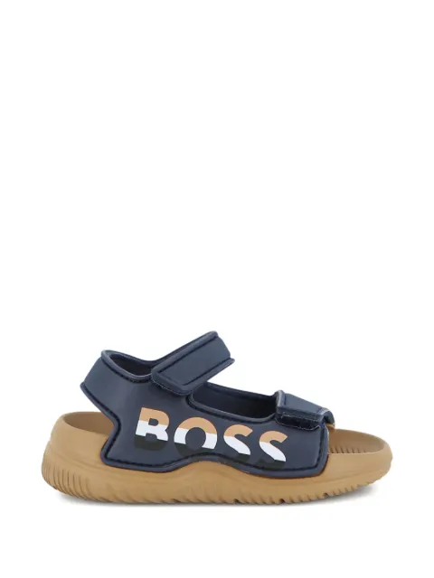BOSS Kidswear logo-print sandals