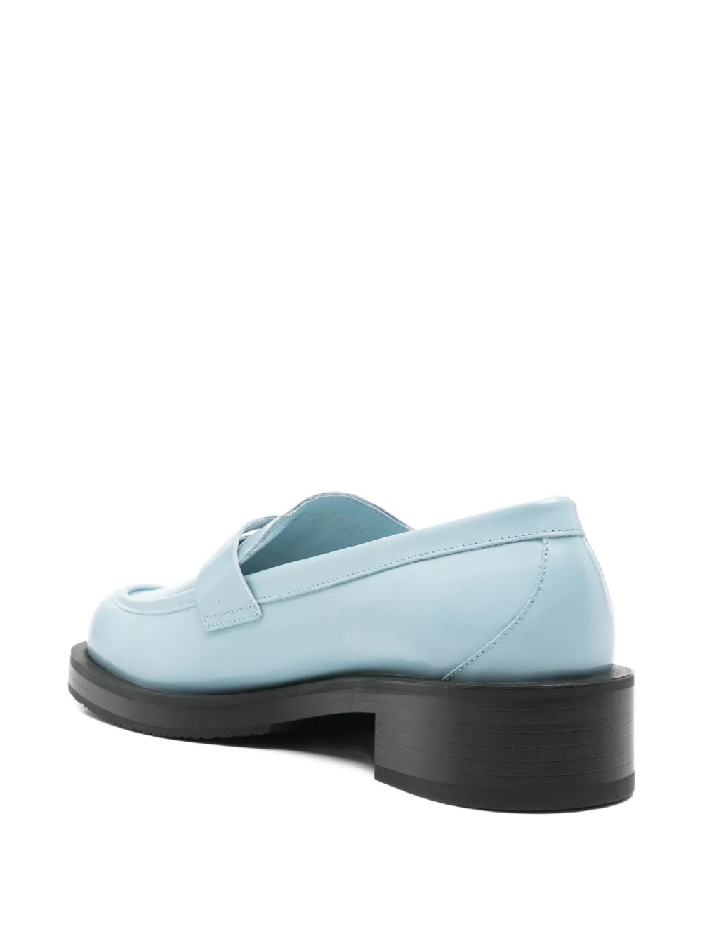 Stuart Weitzman Leren loafers Blauw