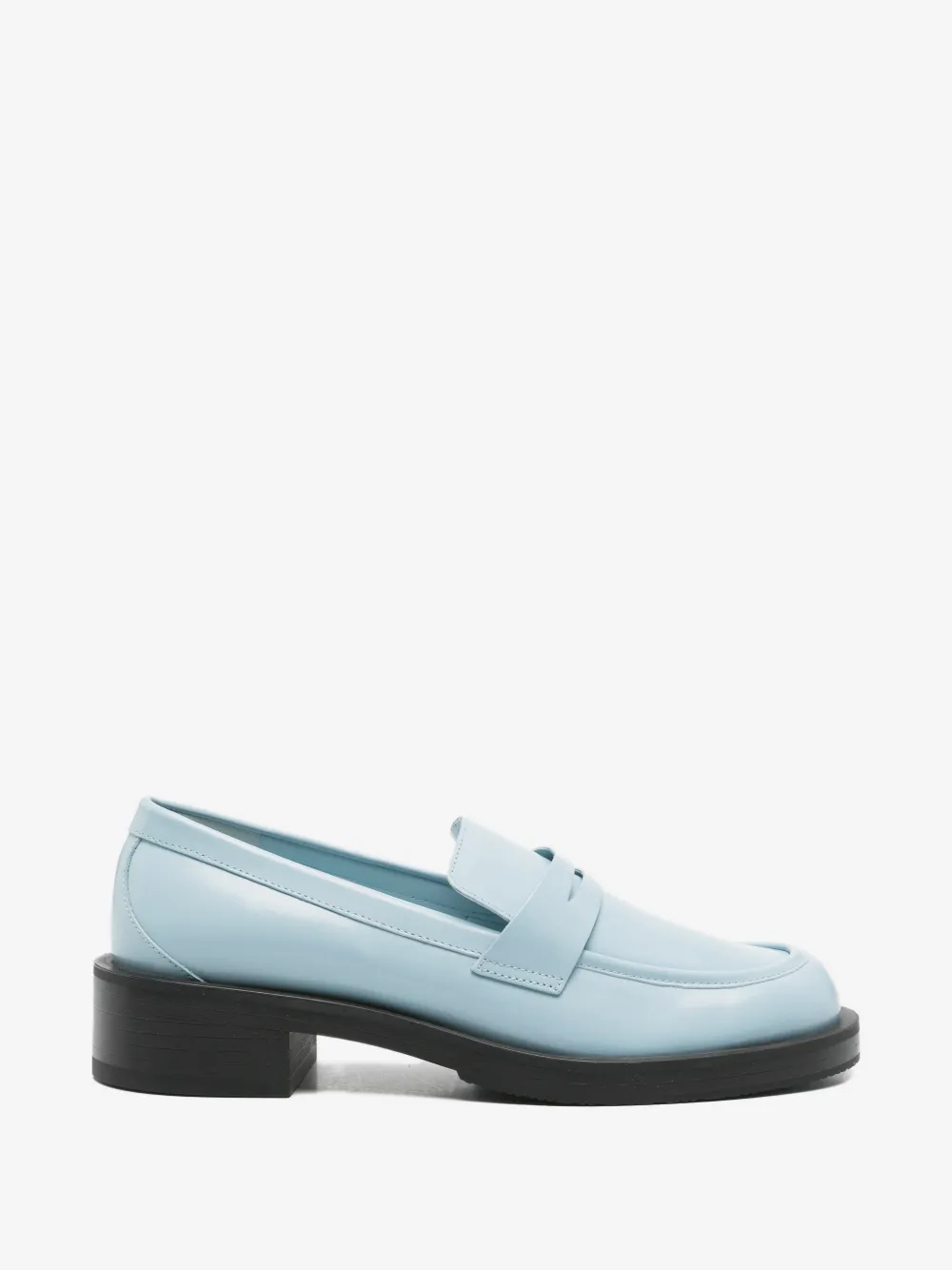 Stuart Weitzman 皮质乐福鞋 | 蓝色 | Image 1