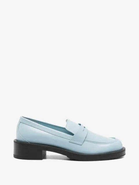 Stuart Weitzman mocasines de piel