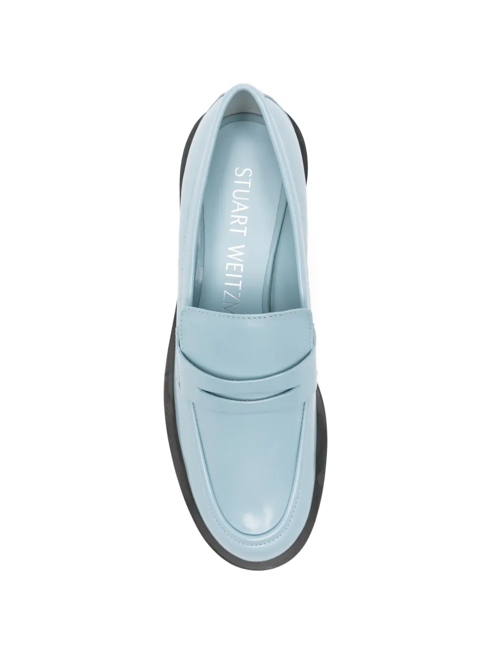 Stuart Weitzman Leren loafers Blauw
