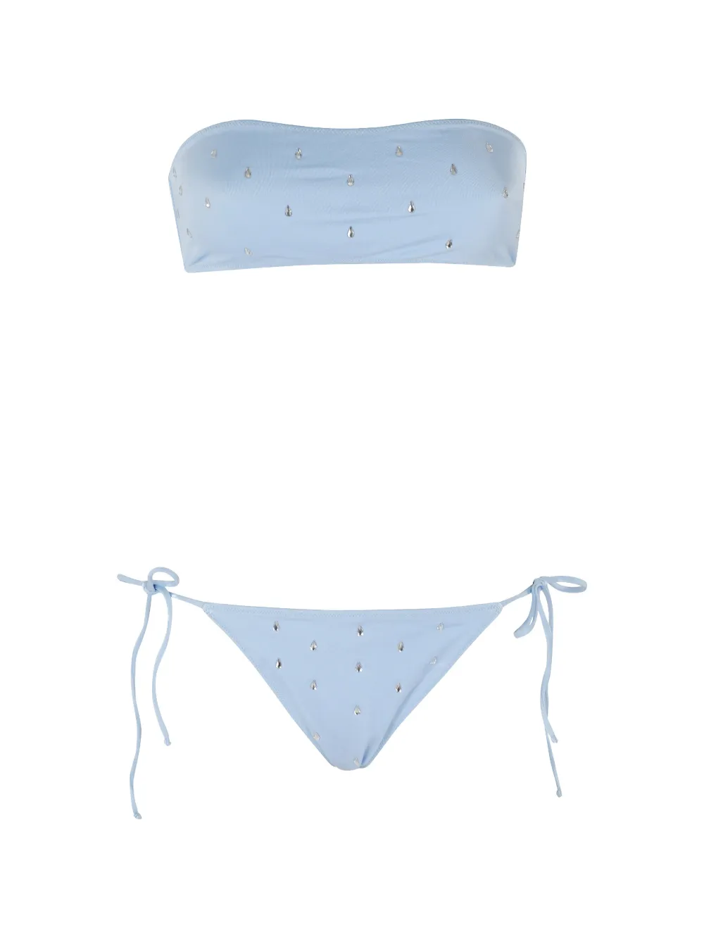 MC2 Saint Barth Glimmer bikini verfraaid met stras Blauw