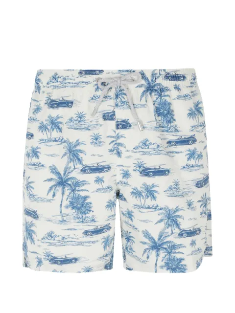MC2 Saint Barth Gustavia toile-print swim shorts