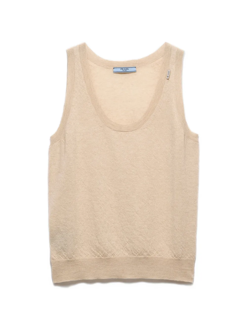 Prada cashmere tank top - Nude