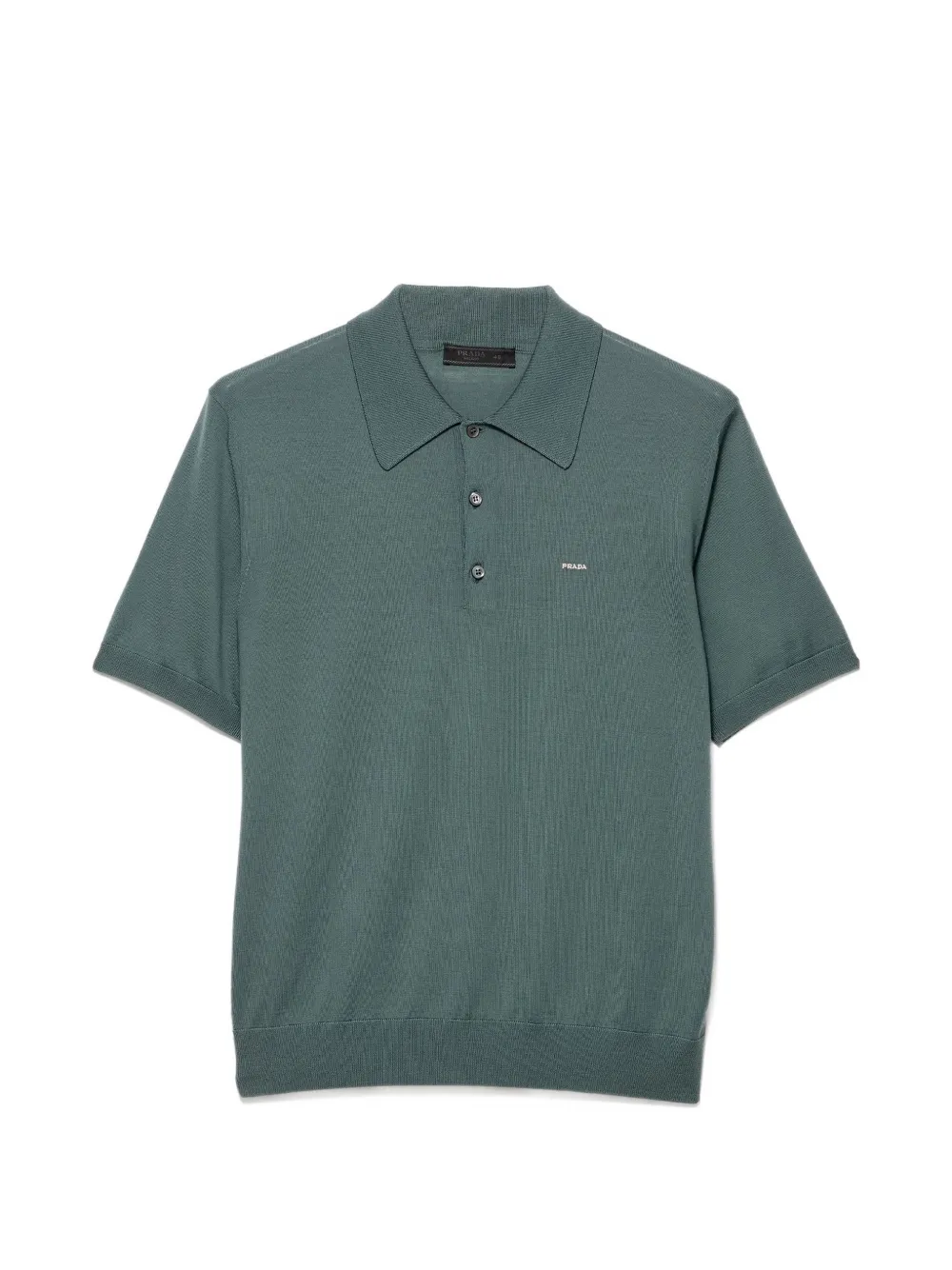Prada Superfine wool polo shirt - Verde