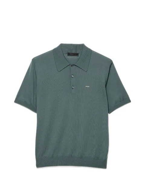 Prada superfine wool polo shirt