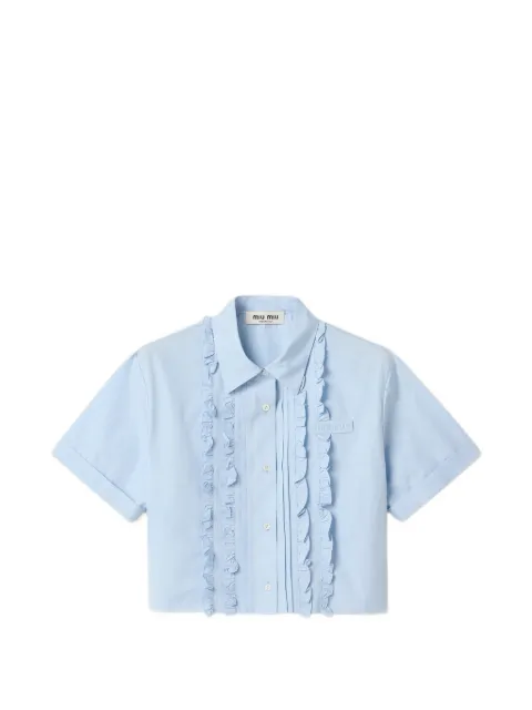Miu Miu camisa de popelina