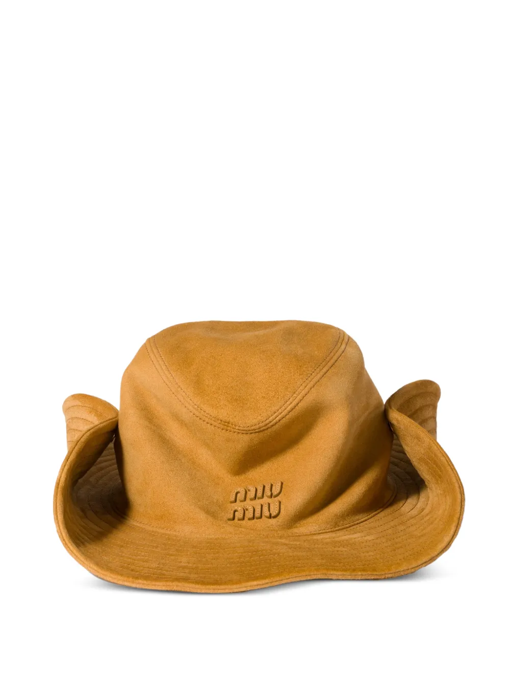 Miu Miu suede cowboy hat - Toni neutri