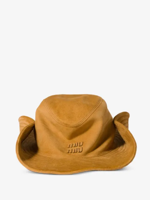 Miu Miu suede cowboy hat