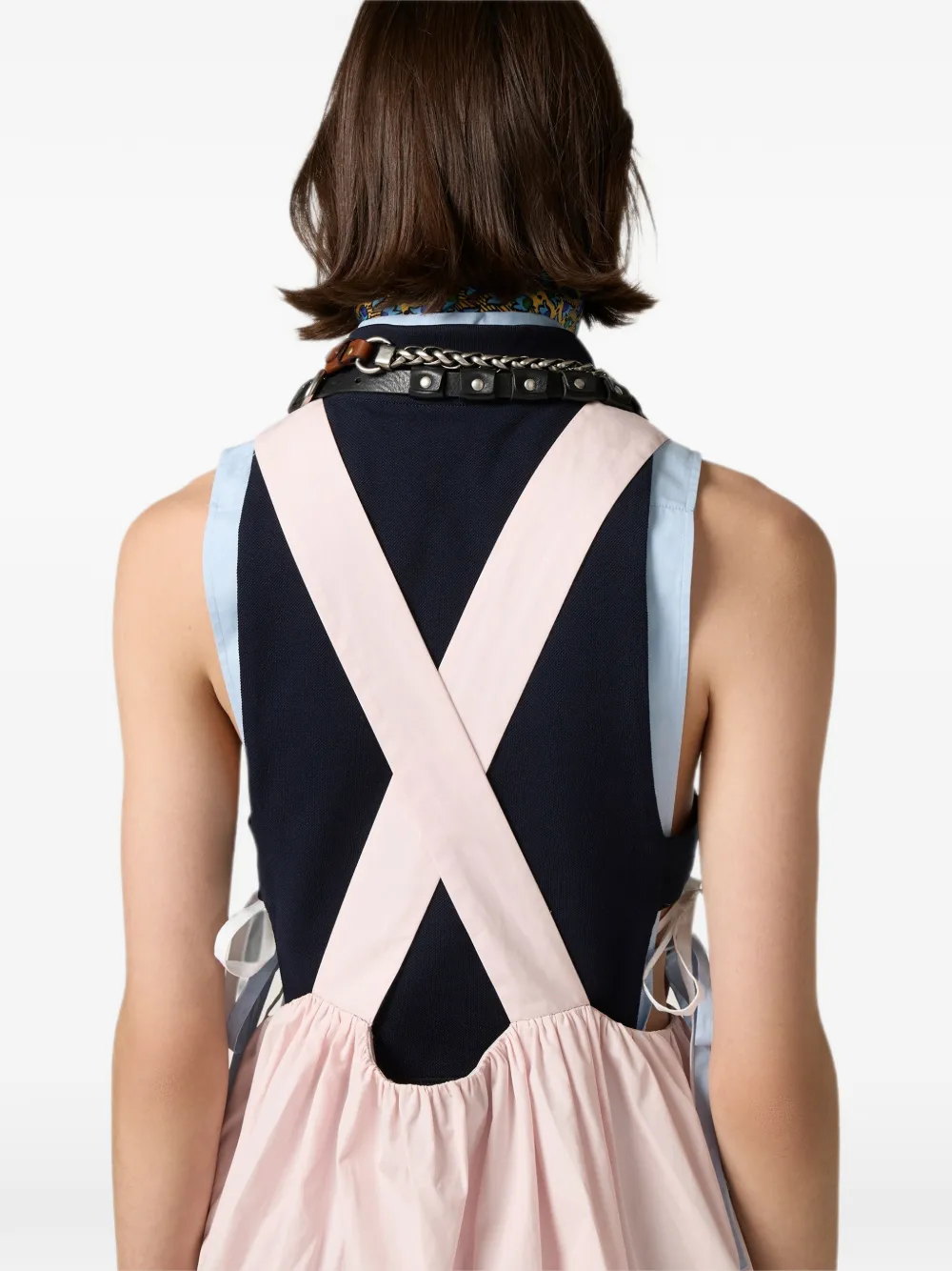 Miu Mini-jurk van popeline Roze