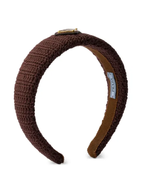 Prada crochet headband