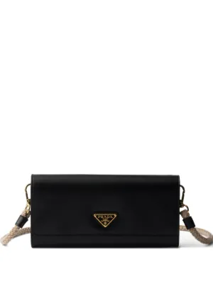Prada Leather Mini Bag | Black | FARFETCH RO