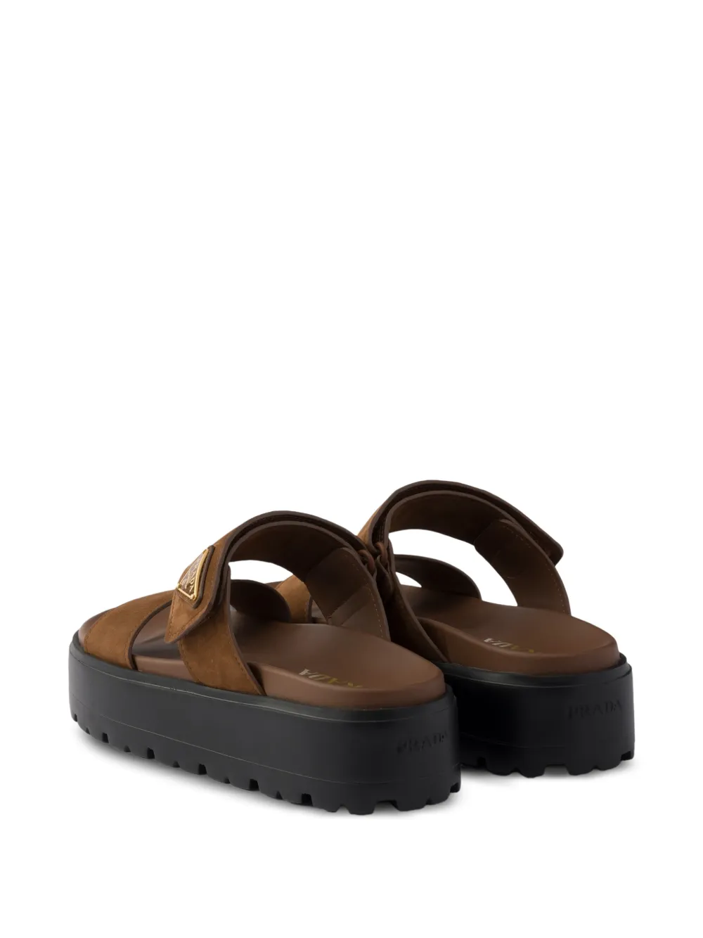 Prada nubuck slides Bruin