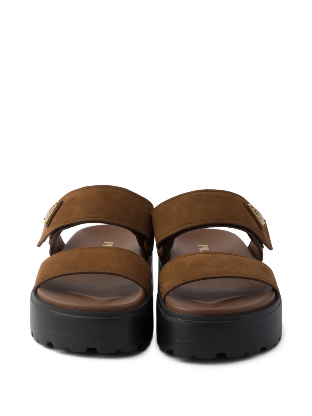 Prada nubuck slides Bruin