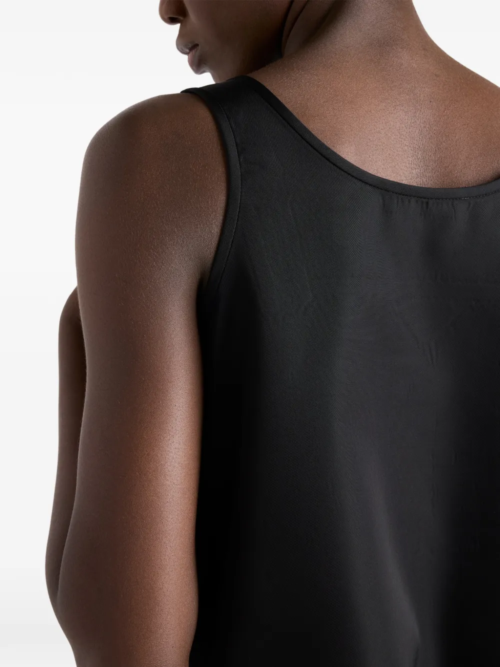 Prada Re-Nylon mini-jurk Zwart