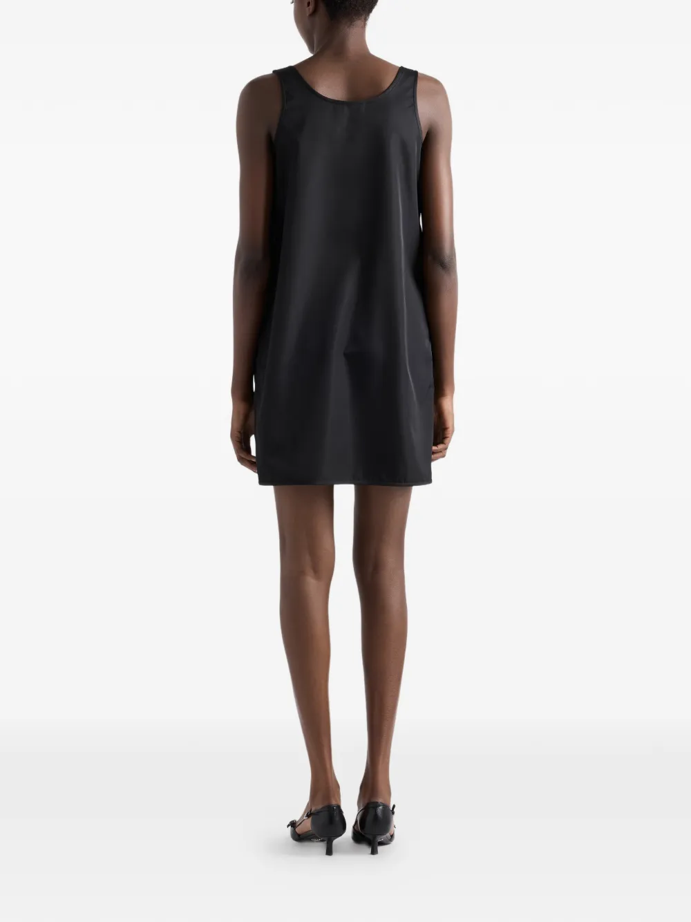 Prada Re-Nylon mini-jurk Zwart
