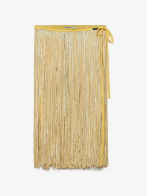 Prada skirt with sequin fringe