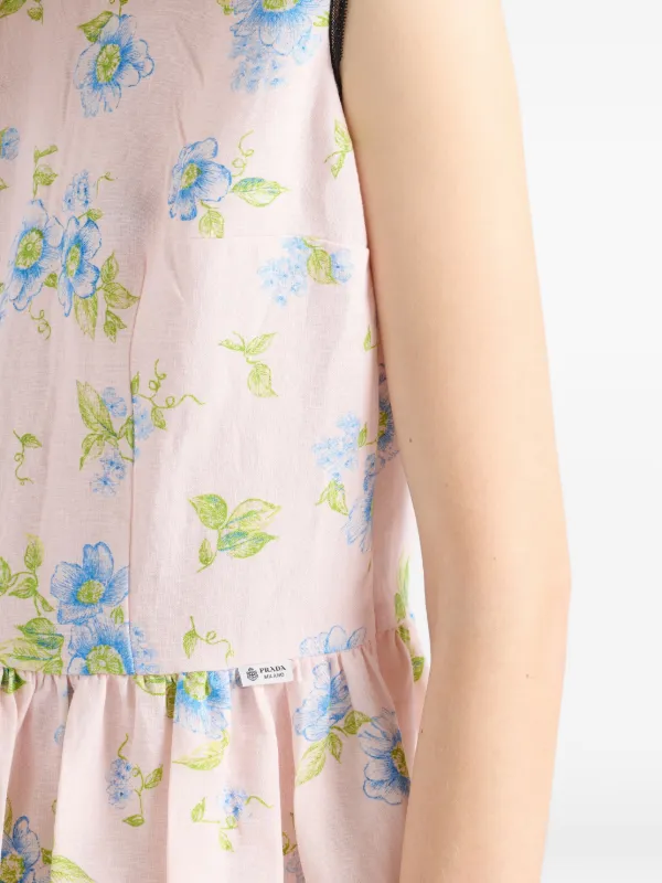 dress linen Linen Tunic Dress Taupe main image 0
