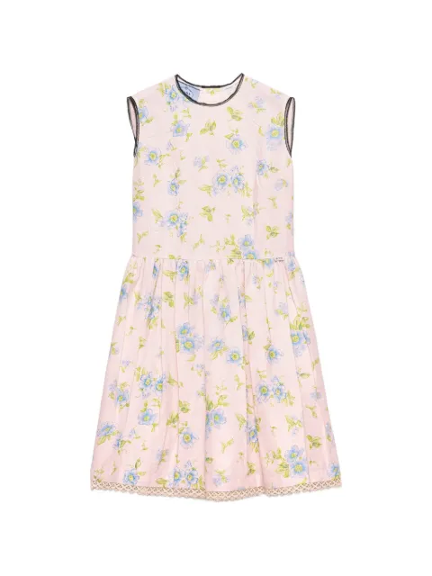 Prada フローラル リネンドレス