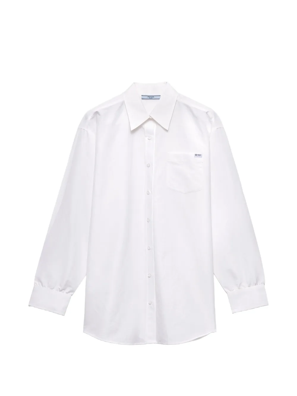 Prada linen muslin shirt - White