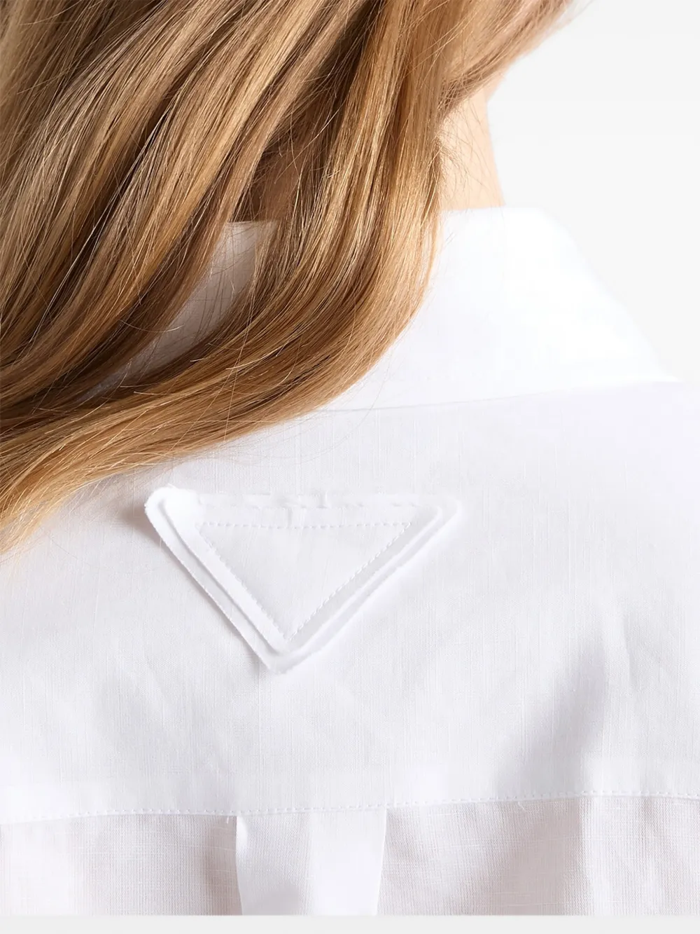 Prada Linnen blouse Wit