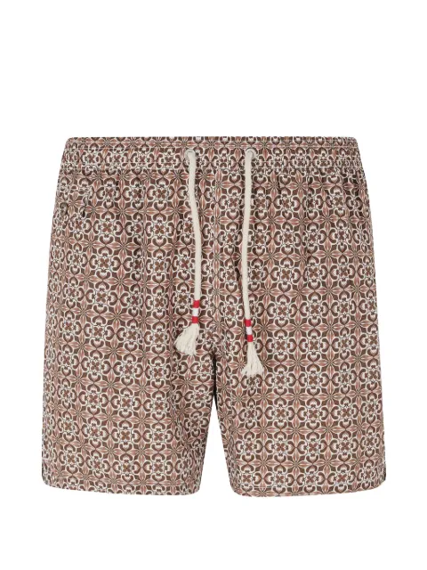 MC2 Saint Barth tile-print swim shorts