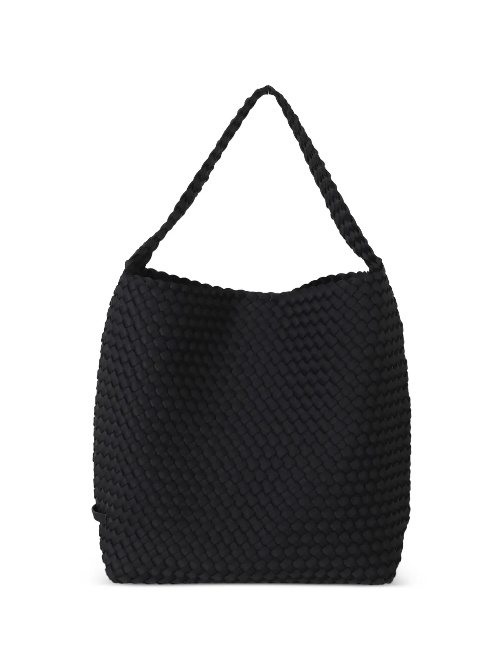 NAGHEDI medium Nomad woven tote bag - Schwarz