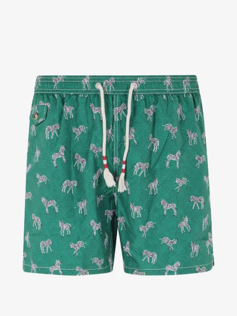 MC2 Saint Barth Lighting badeshorts med zebratryk