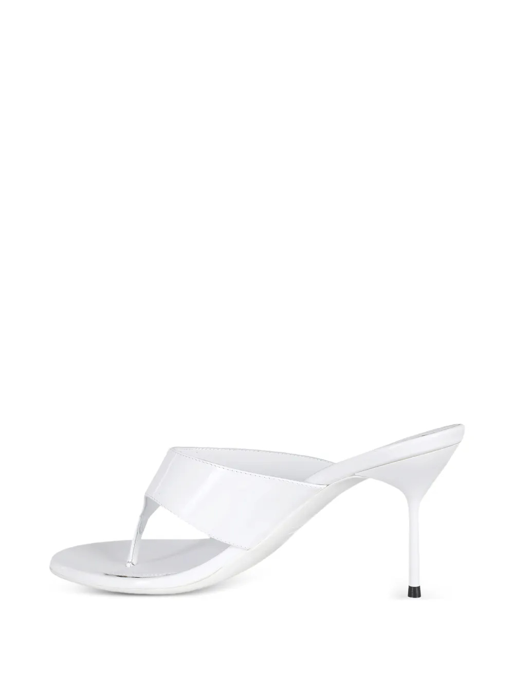 Paris Texas Lidia patent-leather mules Wit