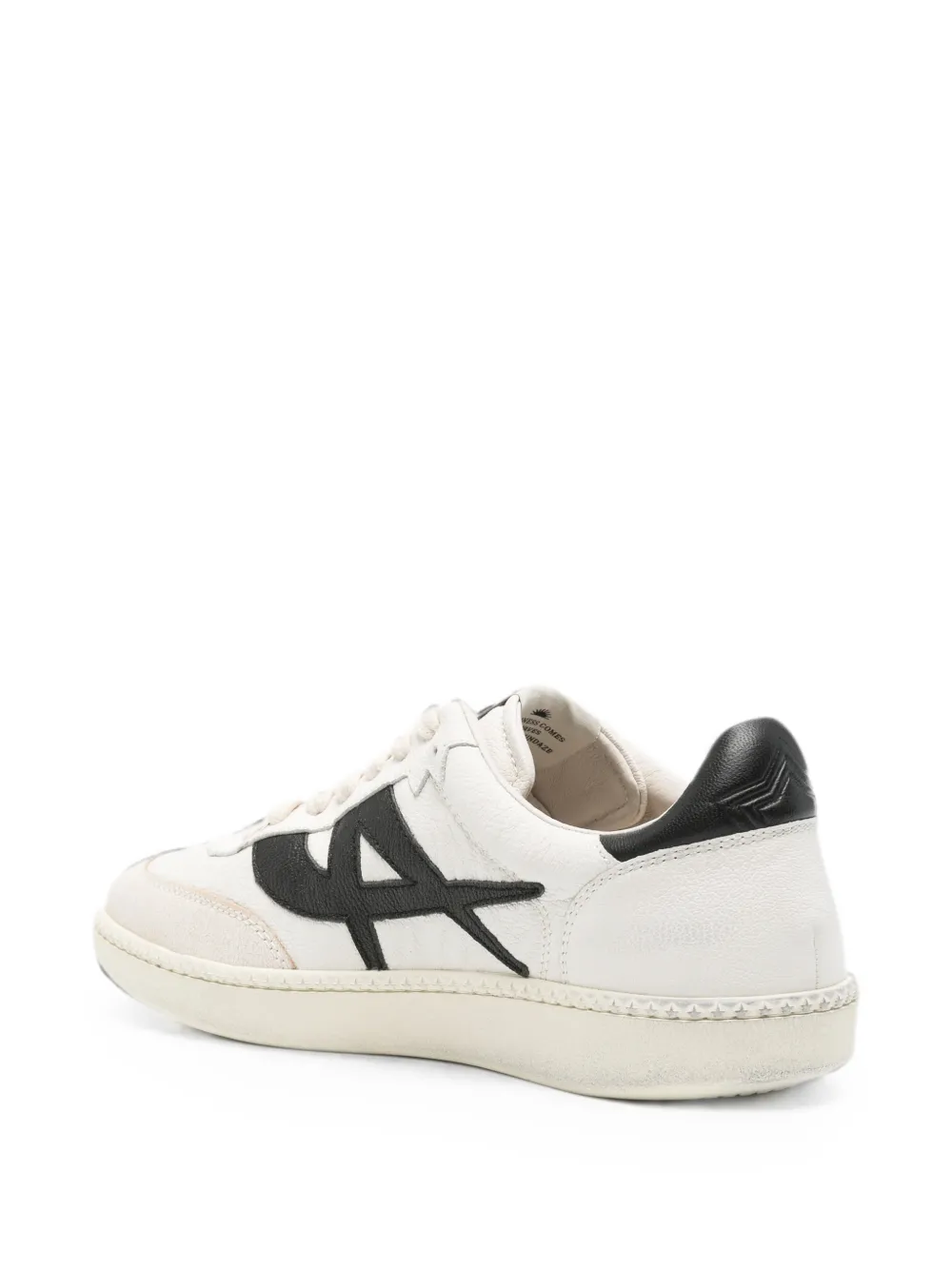 Ash logo-patch sunset sneakers Beige