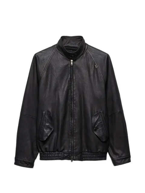Prada nappa leather blouson jacket