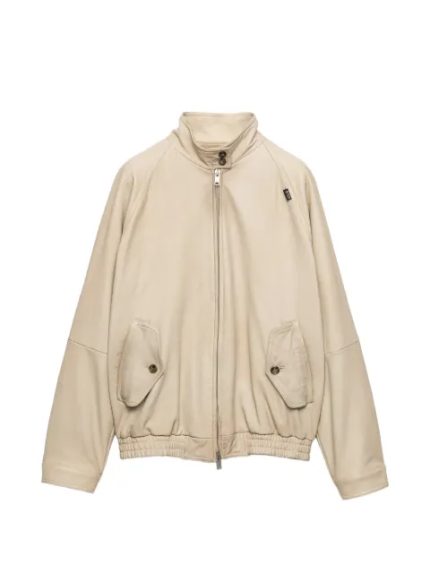 Prada nappa leather blouson jacket
