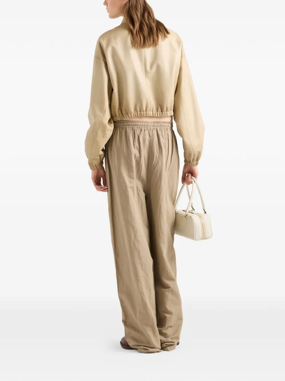 Prada Cropped jack Beige
