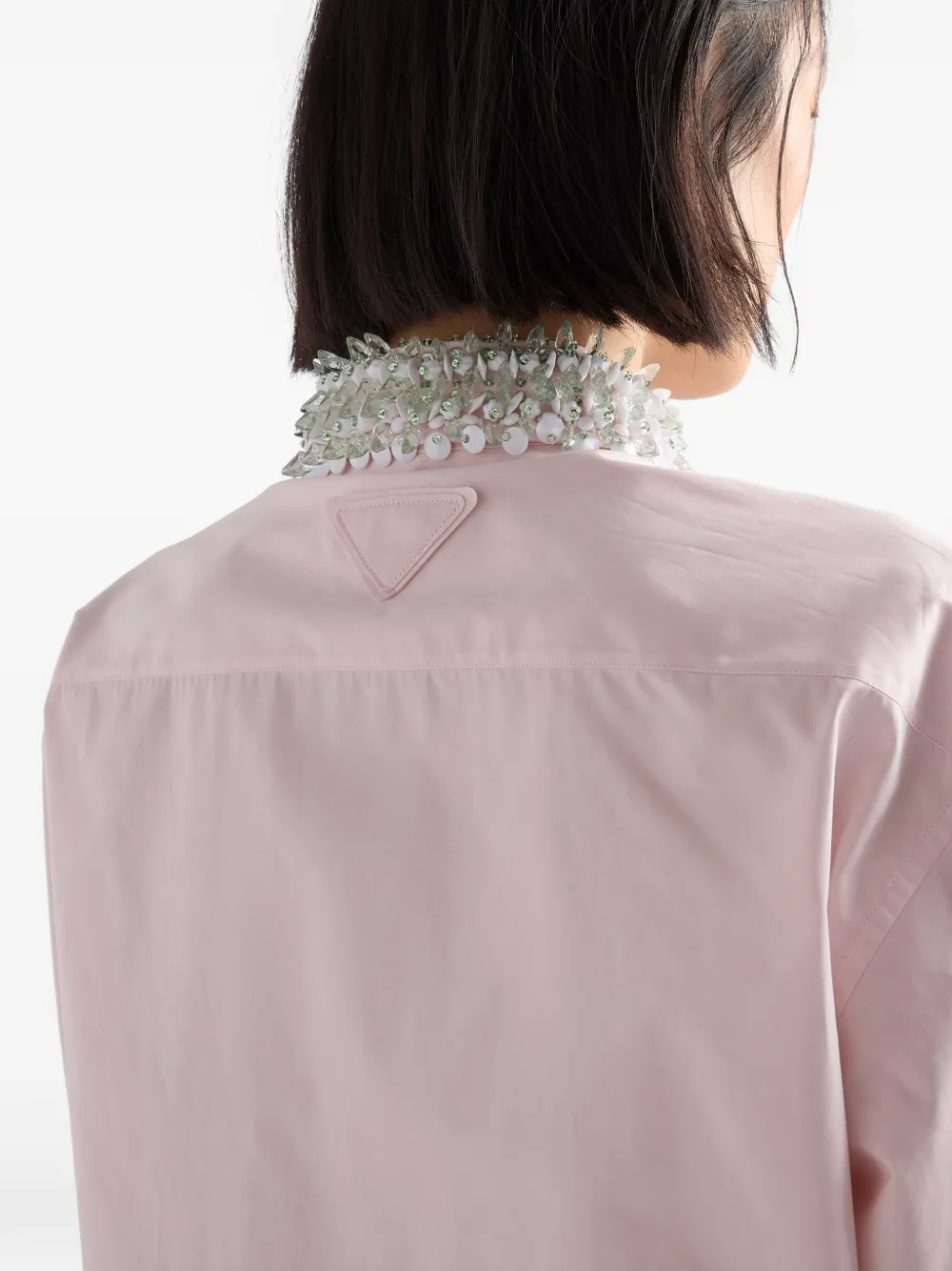 Prada Popeline overhemd Roze