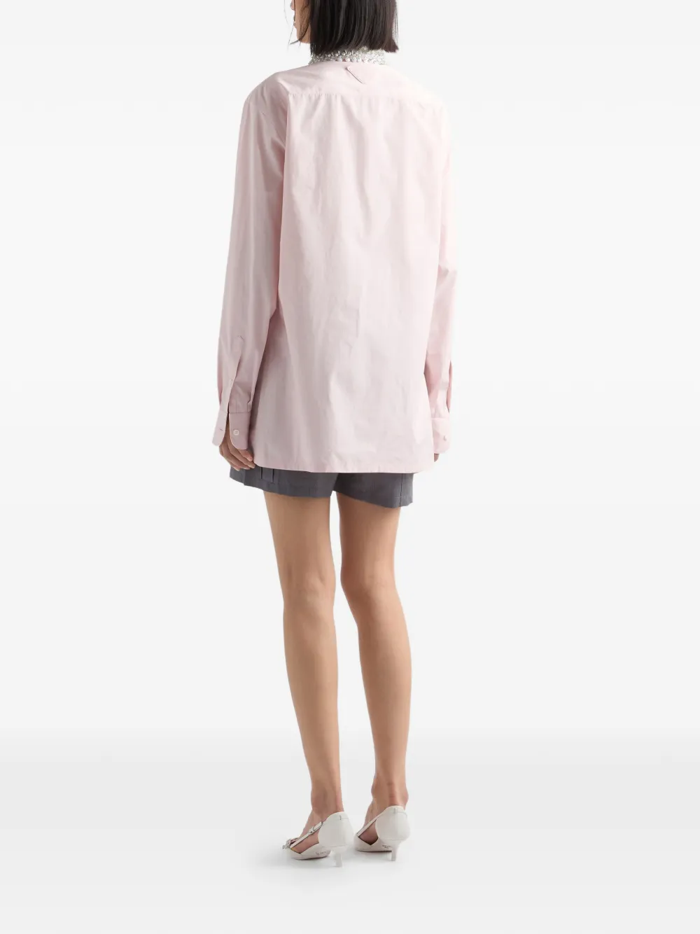 Prada Popeline overhemd Roze