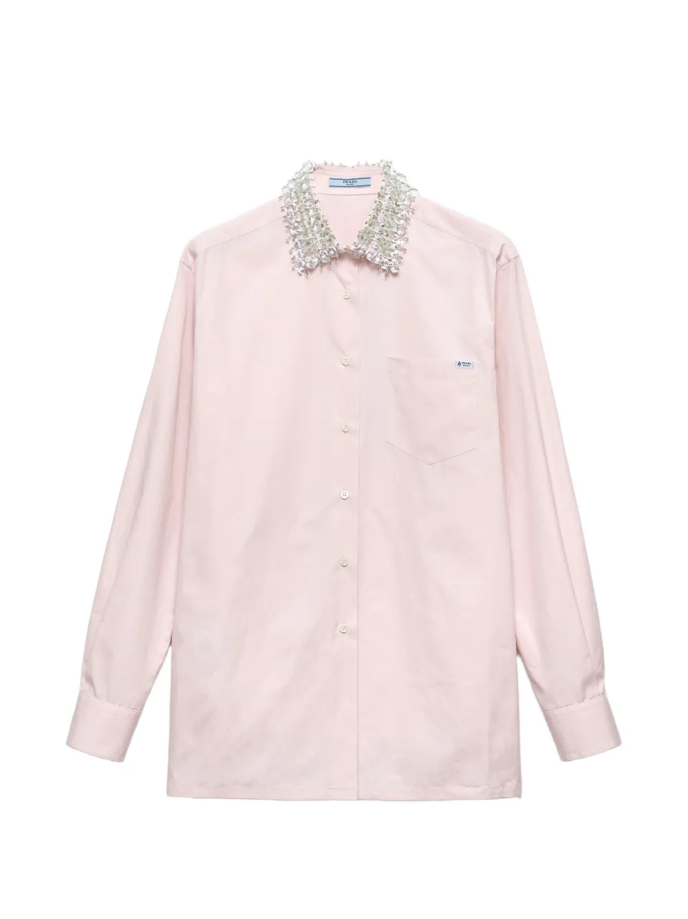 Prada Hemd aus Popeline - Rosa