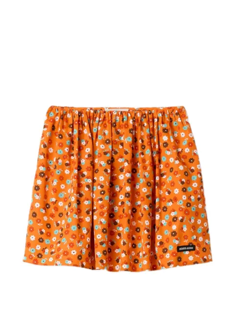 Miu Miu poplin skirt