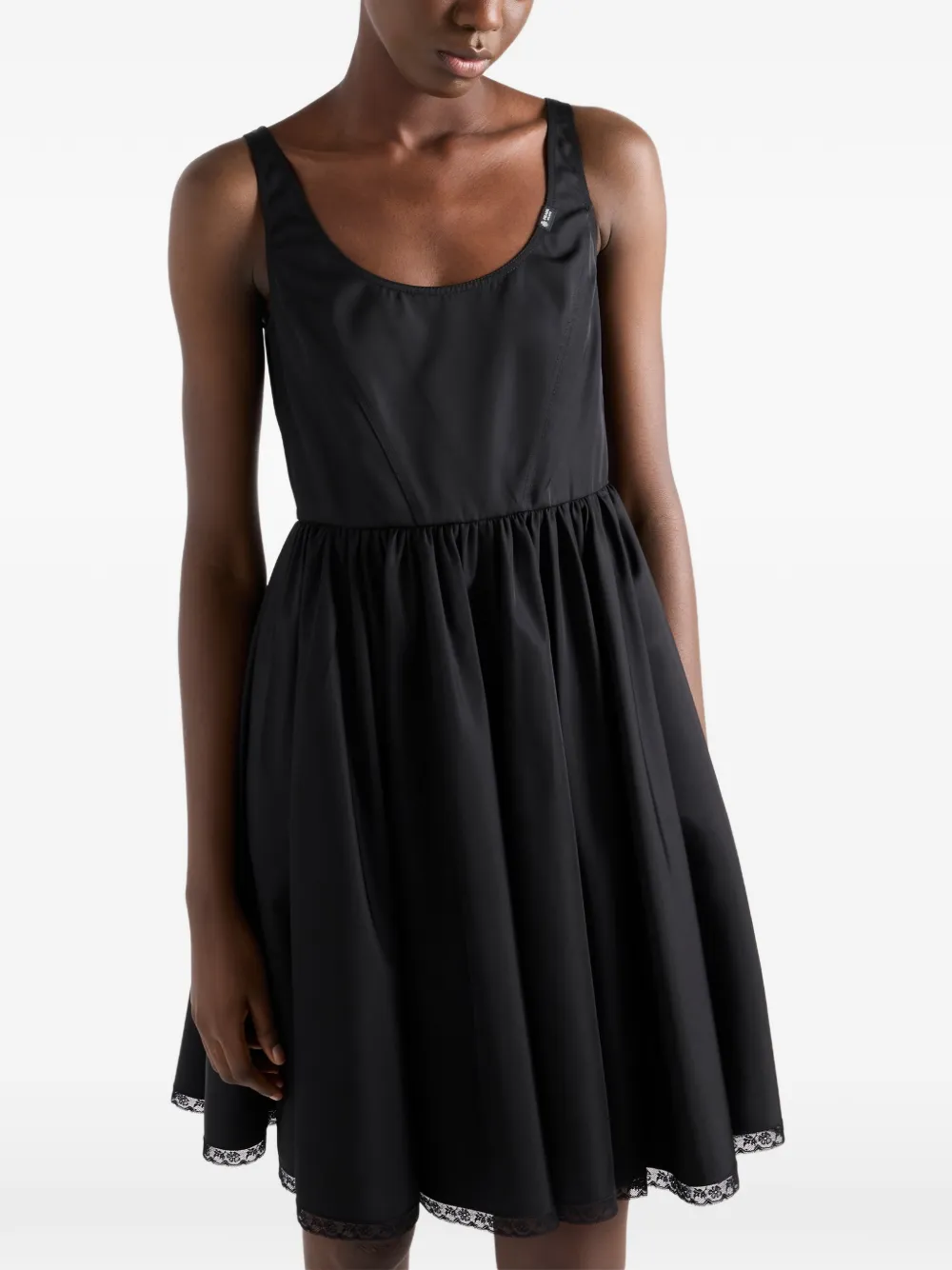 Prada Re-Nylon mini-jurk Zwart
