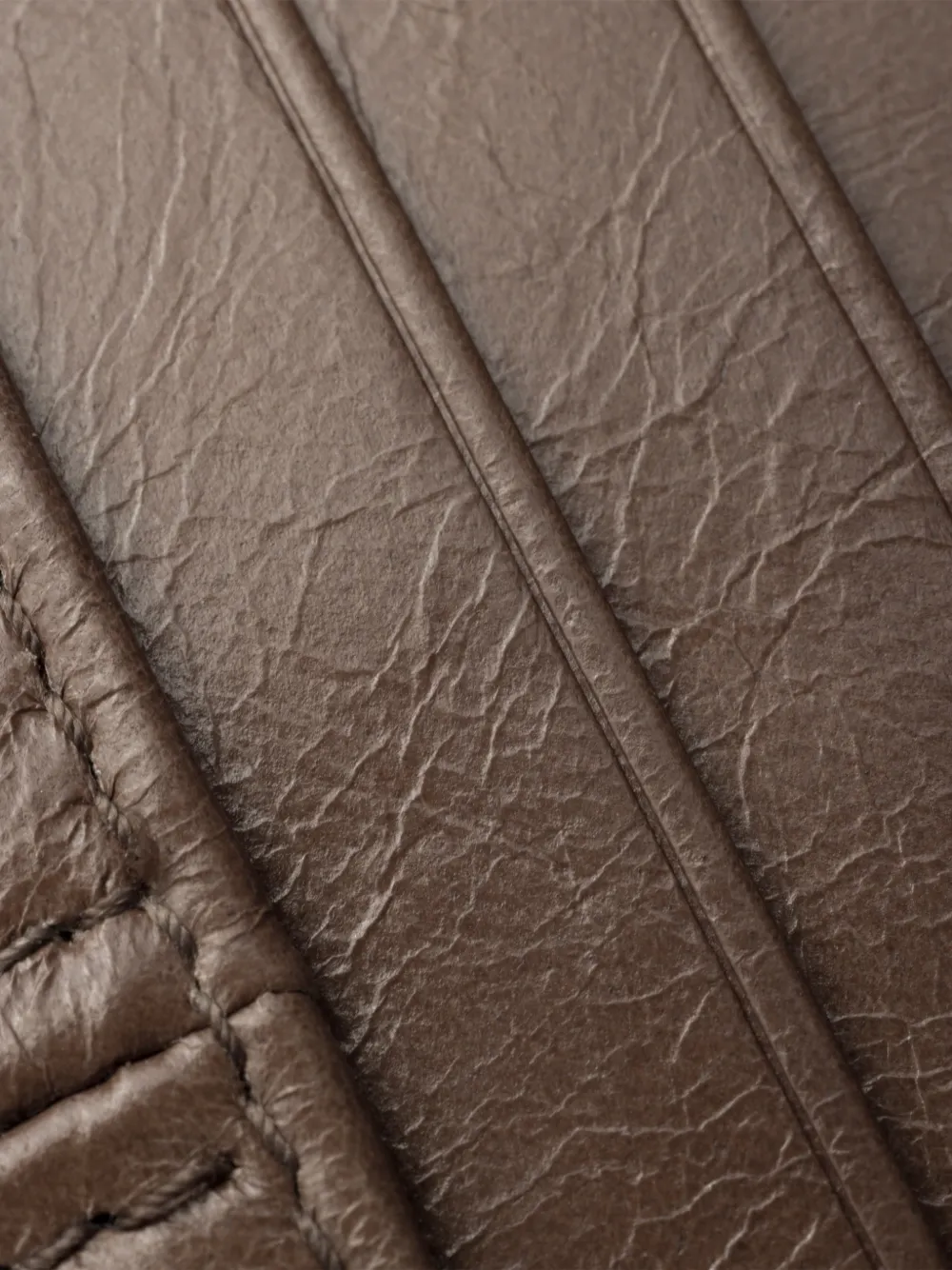 Prada Leren pasjeshouder Grijs