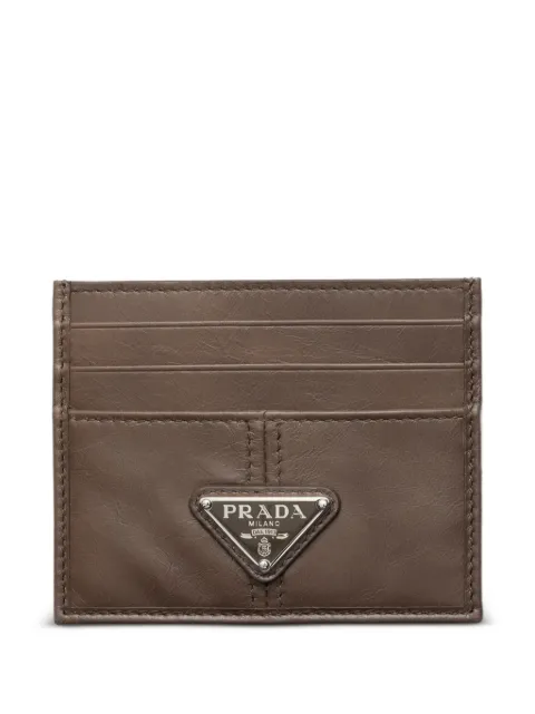 Prada leather card holder
