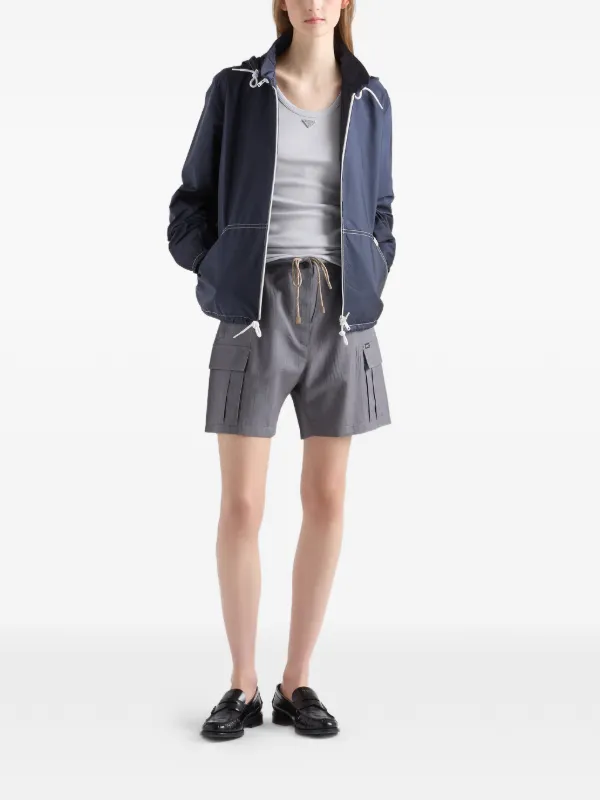Prada リブニット トップ | グレー | FARFETCH JP