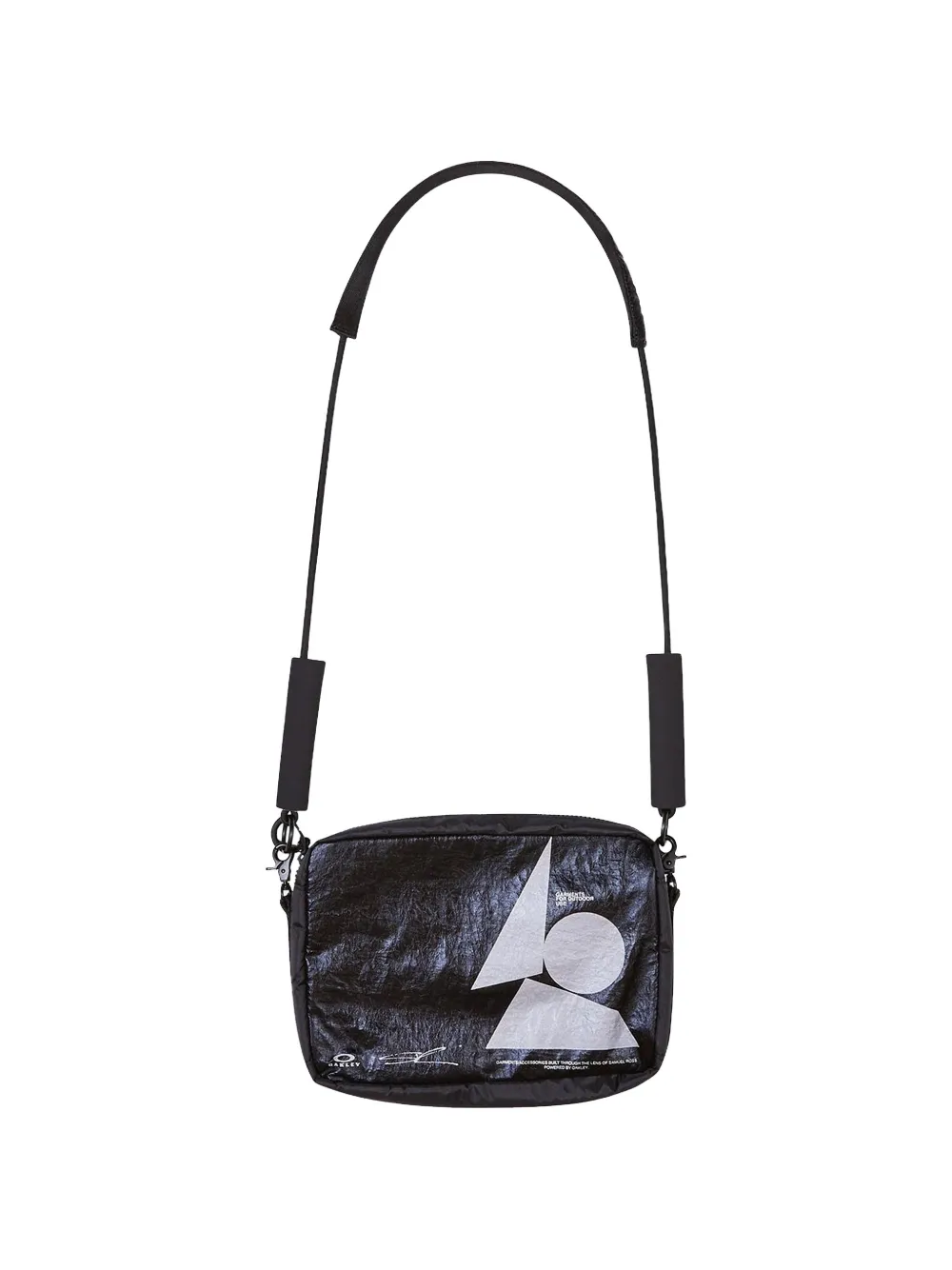 Oakley OSR geometric-print sling bag - Nero