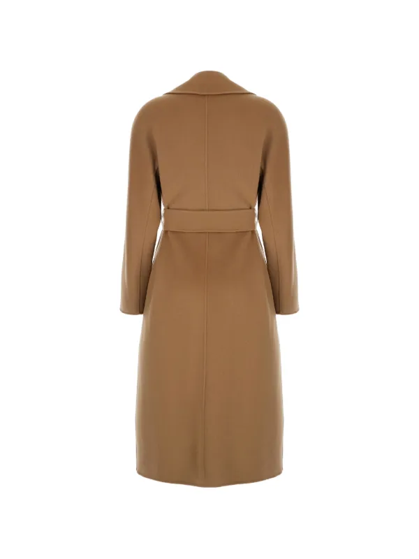 Max Mara ベルテッド コート | ニュートラル | FARFETCH JP