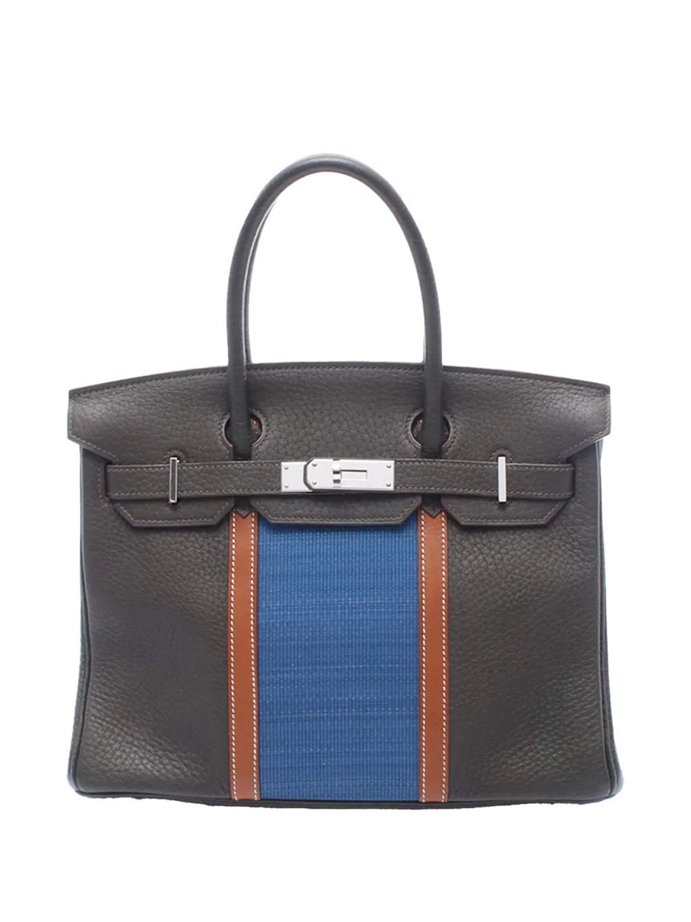 Hermès Pre-Owned 2014 Limited Edition Fjord Birkin Club Retourne 30 handbag - Grün