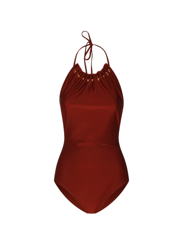 Zimmermann Aster Gathered Bead 1PC Swimsuit