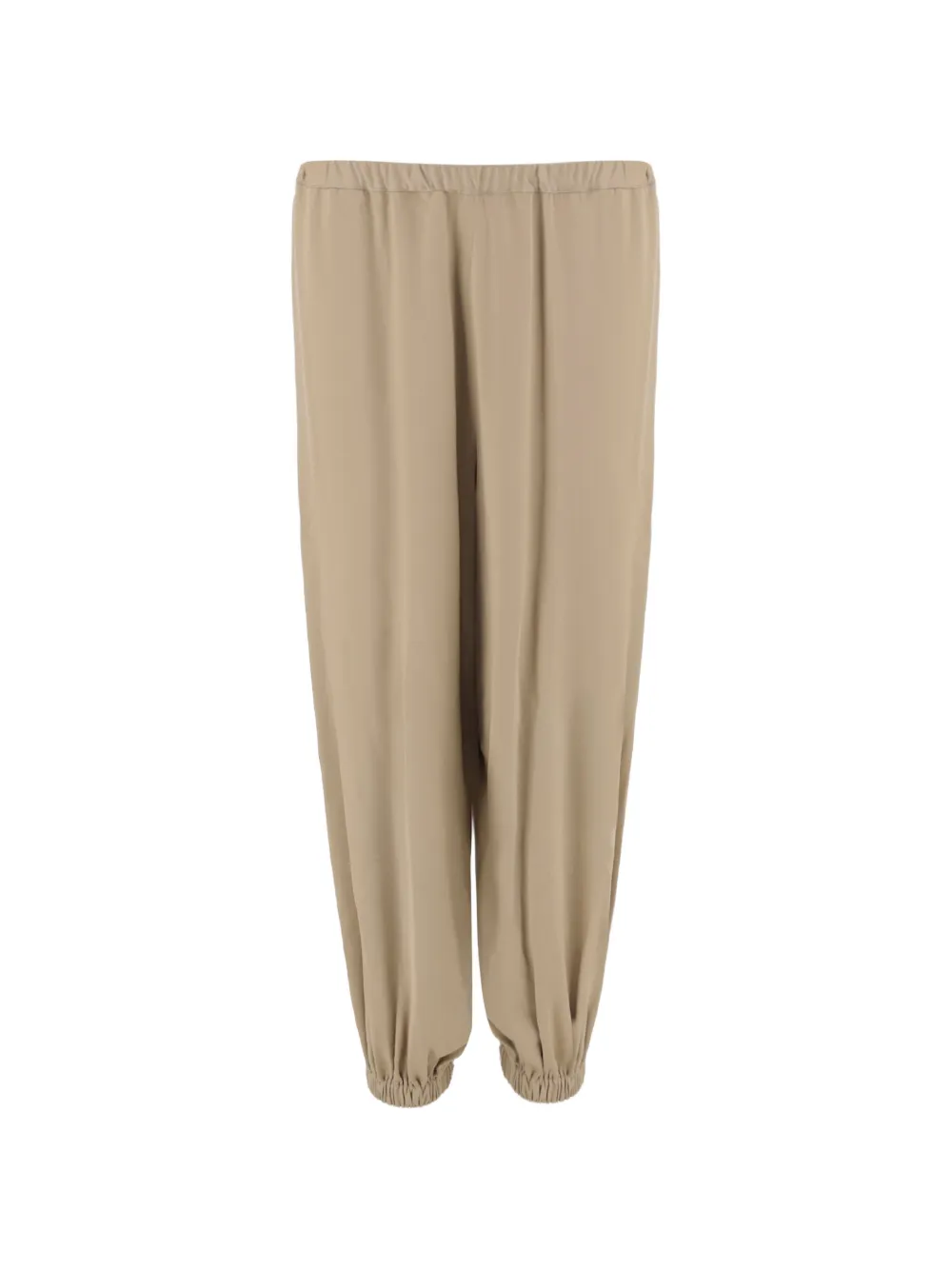 The Frankie Shop Isola tapered-ankle balloon trousers - Nude