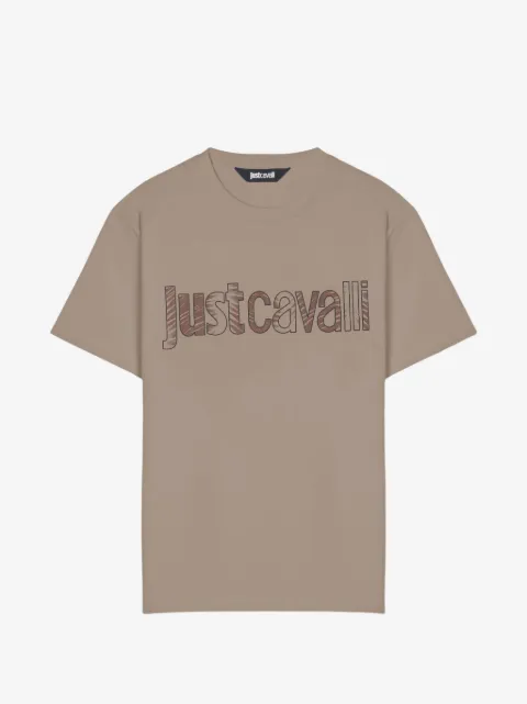 Just Cavalli logo-print cotton T-shirt