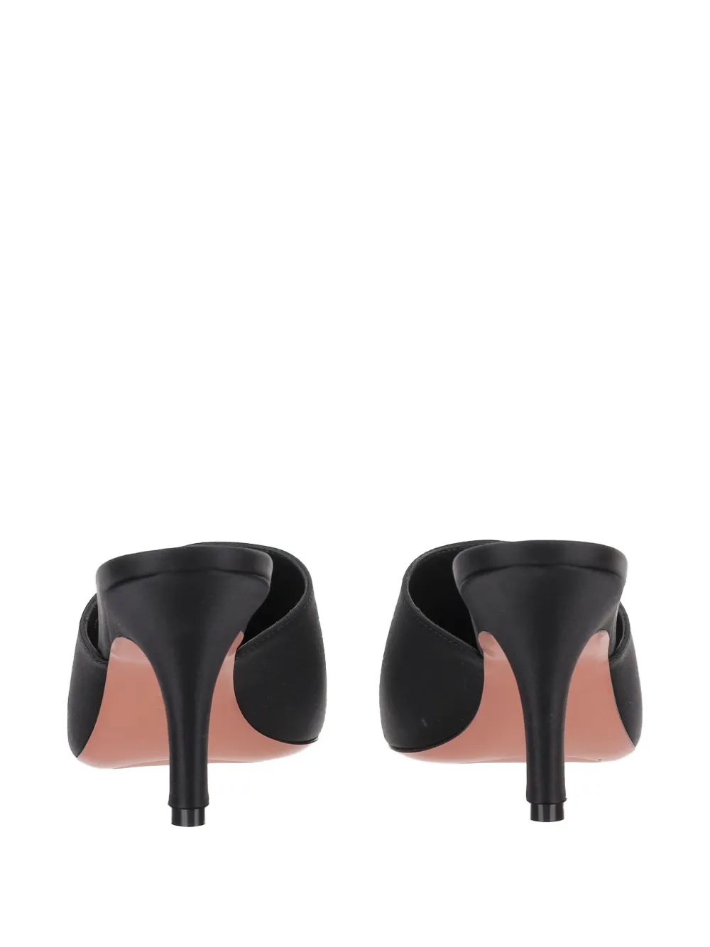 Amina Muaddi Jamie square-toe mules Zwart